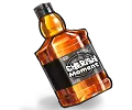 Whisky bottle low-pay symbol